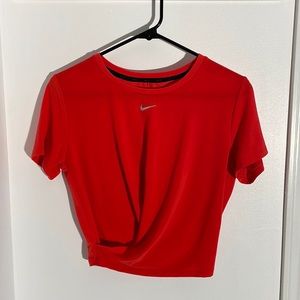 Nike Women's Dri-FIT One Luxe Twist Short-Sleeve Shirt